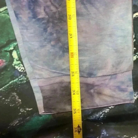 VOGO indigo/purple tie dye pants with pockets size large - Picture 7 of 7